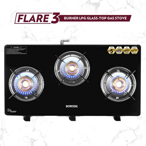 borosil flare gas stove